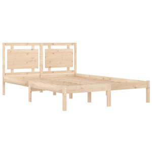 Πλαίσιο Κρεβατιού 150 x 200 εκ. Μασίφ Ξύλο King Size - PAKOBAZAAR