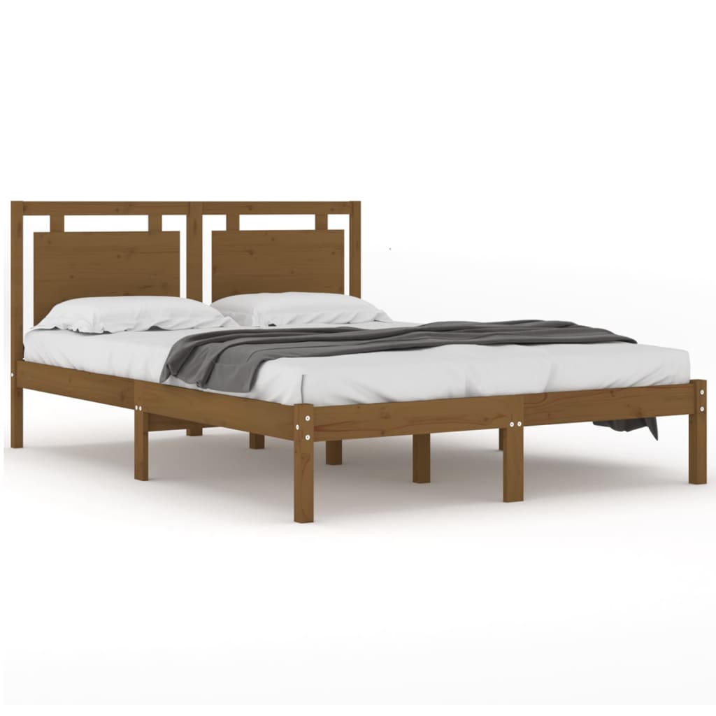 Πλαίσιο Κρεβατιού Μελί 150 x 200 εκ. Μασίφ Ξύλο King Size