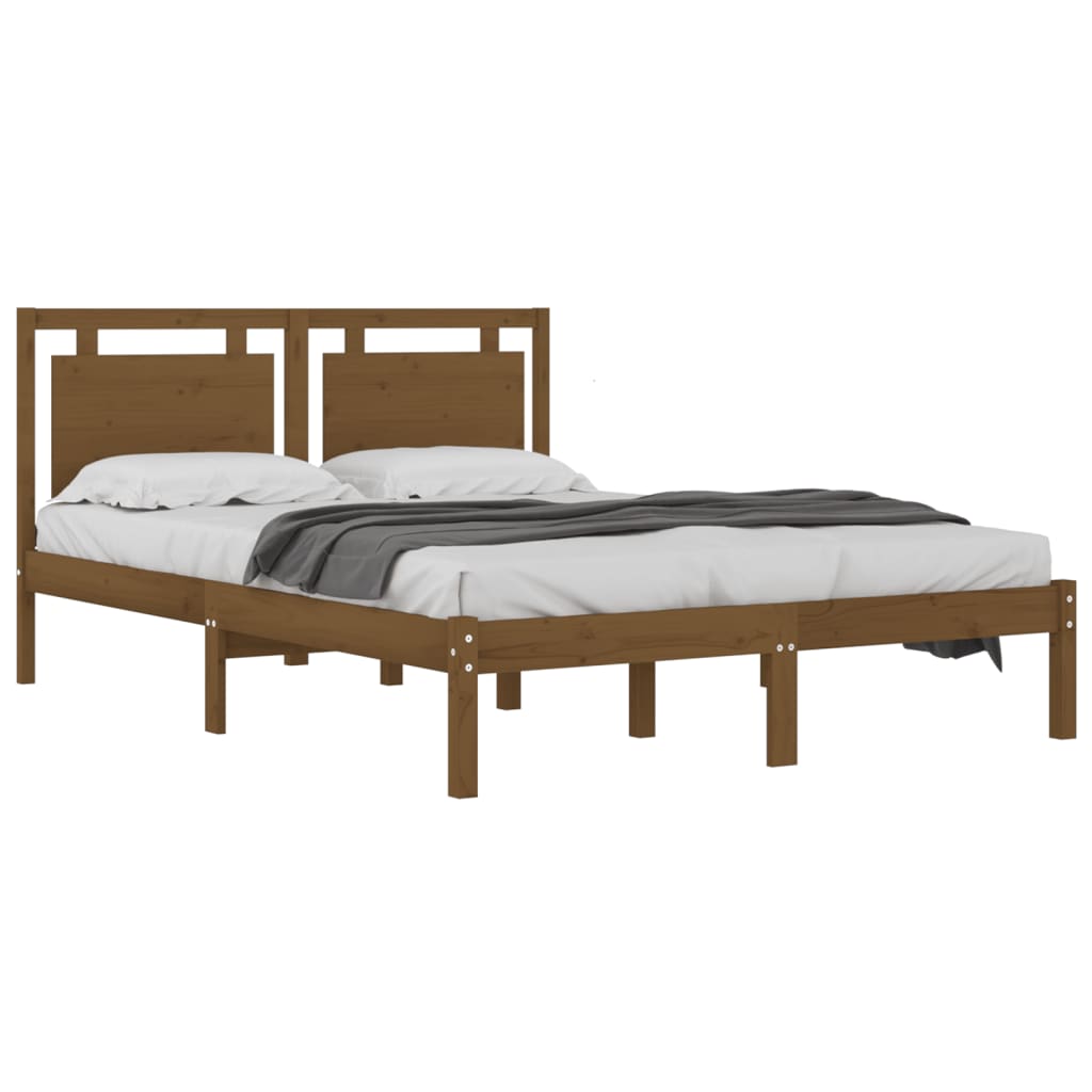 Πλαίσιο Κρεβατιού Μελί 150 x 200 εκ. Μασίφ Ξύλο King Size