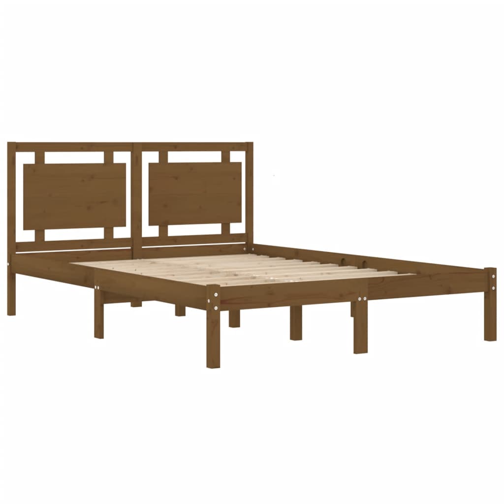 Πλαίσιο Κρεβατιού Μελί 150 x 200 εκ. Μασίφ Ξύλο King Size