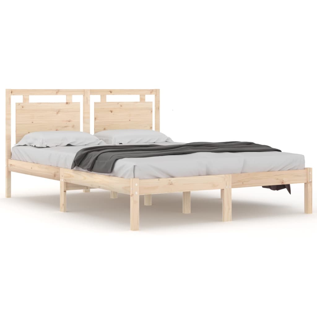 Πλαίσιο Κρεβατιού 180 x 200 εκ. Μασίφ Ξύλο Super King Size - PAKOBAZAAR