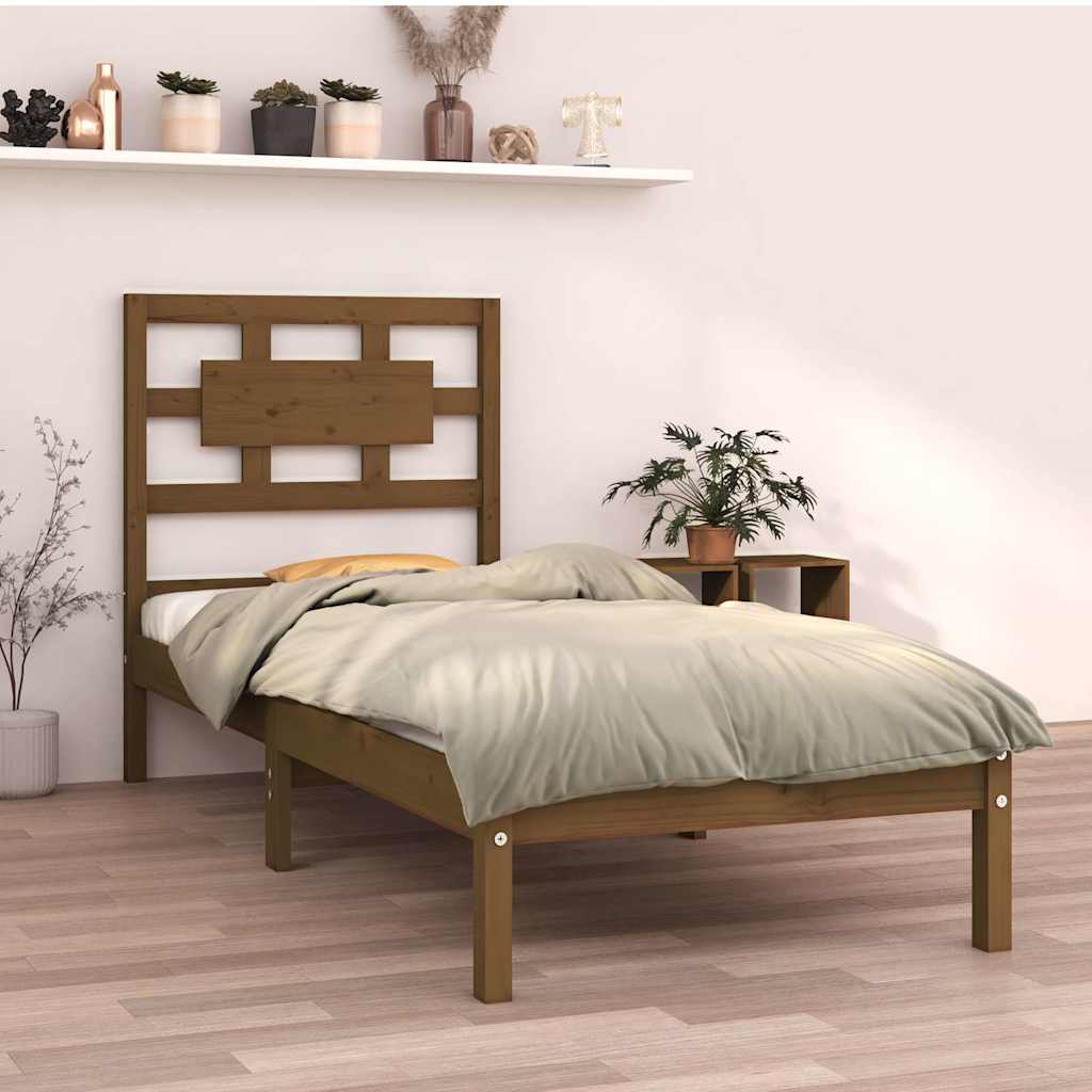 Πλαίσιο Κρεβατιού Μελί 75x190 εκ. Ξύλο Πεύκου Small Single