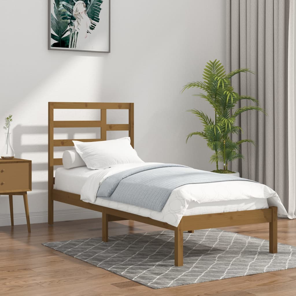 Πλαίσιο Κρεβατιού Μελί 75x190 εκ. Ξύλο Πεύκου Small Single