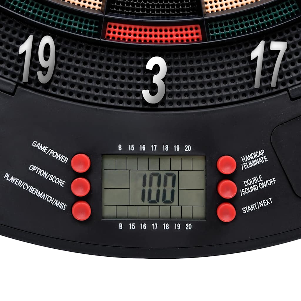 Στόχος Ηλεκτρικός Μαύρος από Πολυπροπυλένιο με Βελάκια