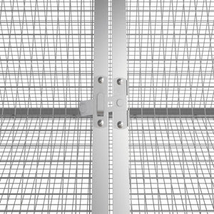 Κλουβί για Κουνέλι Ανθρακί 302,5x80,5x71 εκ. από Γαλβανισμένο Ατσάλι - PAKOBAZAAR