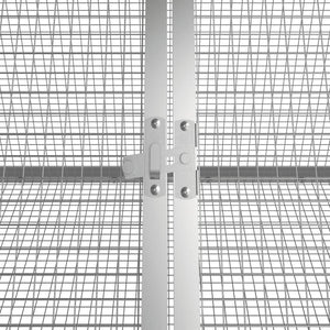 Κλουβί Κουνελιών Ανθρακί 504,5x80,5x71 εκ Γαλβανισμένος Χάλυβας - PAKOBAZAAR