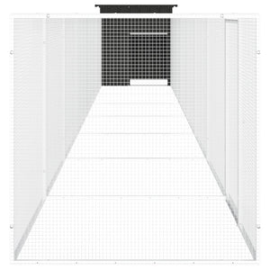 Κοτέτσι - Κλουβί Ανθρακί 800x91x100 εκ. από Γαλβανισμένο Χάλυβα - PAKOBAZAAR