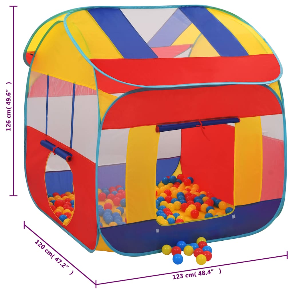 Παιδική Σκηνή 123 x 120 x 126 εκ. με 550 Μπάλες - PAKOBAZAAR