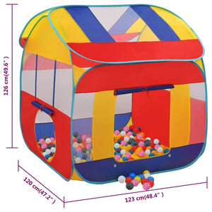 Παιδική Σκηνή 123 x 120 x 126 εκ. με 550 Μπάλες - PAKOBAZAAR