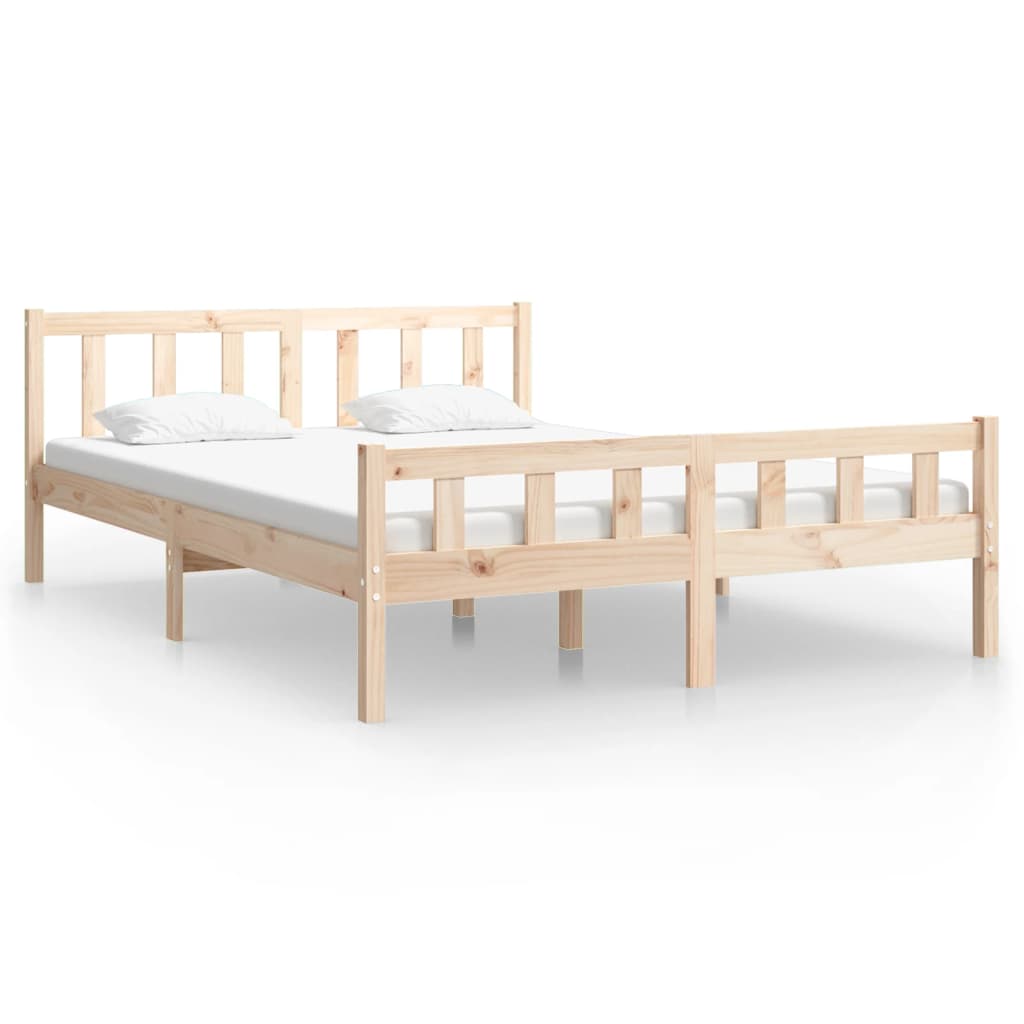 Πλαίσιο Κρεβατιού 150 x 200 εκ. Μασίφ Ξύλο King Size