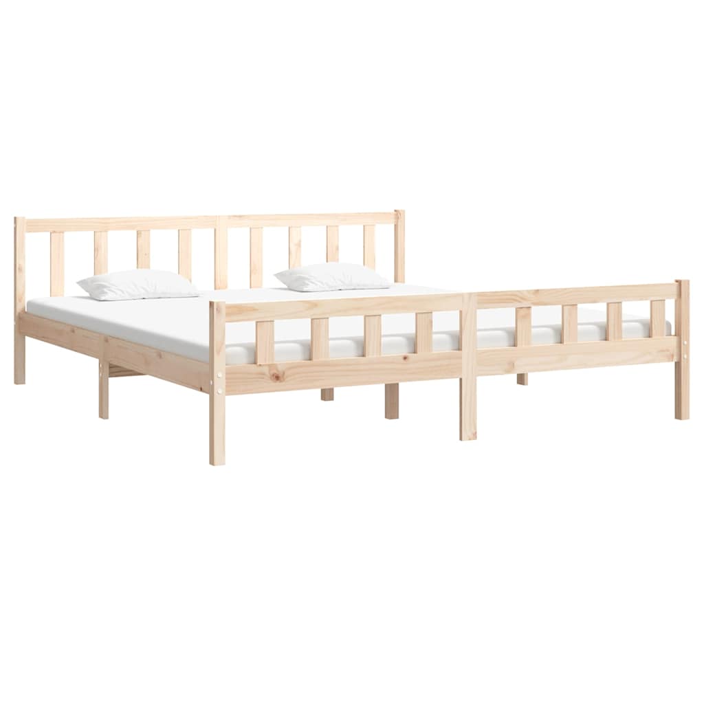 Πλαίσιο Κρεβατιού 180 x 200 εκ. Μασίφ Ξύλο Super King Size