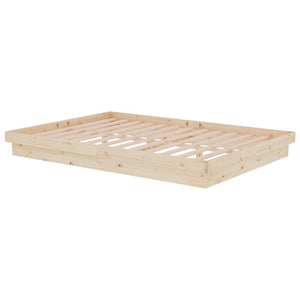 Πλαίσιο Κρεβατιού 140 x 200 εκ. από Μασίφ Ξύλο - Pakobazaar