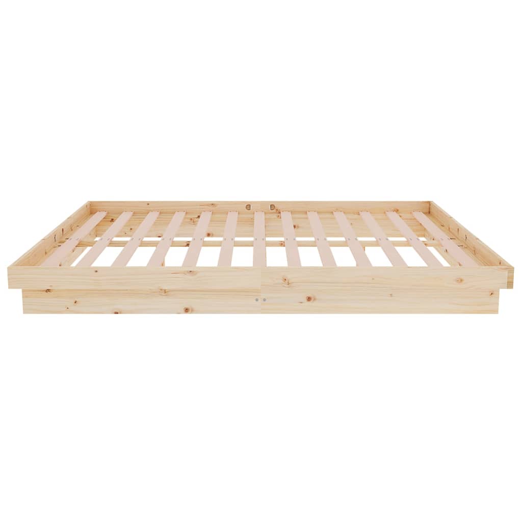 Πλαίσιο Κρεβατιού 140 x 200 εκ. από Μασίφ Ξύλο - Pakobazaar
