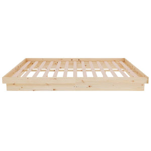 Πλαίσιο Κρεβατιού 140 x 200 εκ. από Μασίφ Ξύλο - Pakobazaar