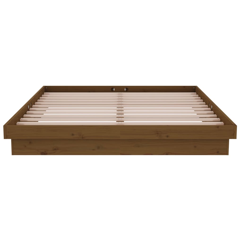 Πλαίσιο Κρεβατιού Μελί 150 x 200 εκ. Μασίφ Ξύλο King Size - Pakobazaar