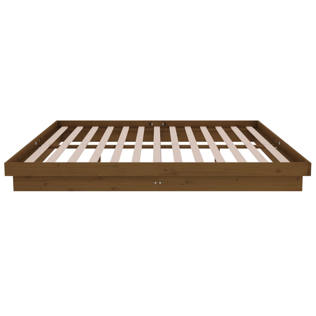 Πλαίσιο Κρεβατιού Μελί 150 x 200 εκ. Μασίφ Ξύλο King Size - Pakobazaar