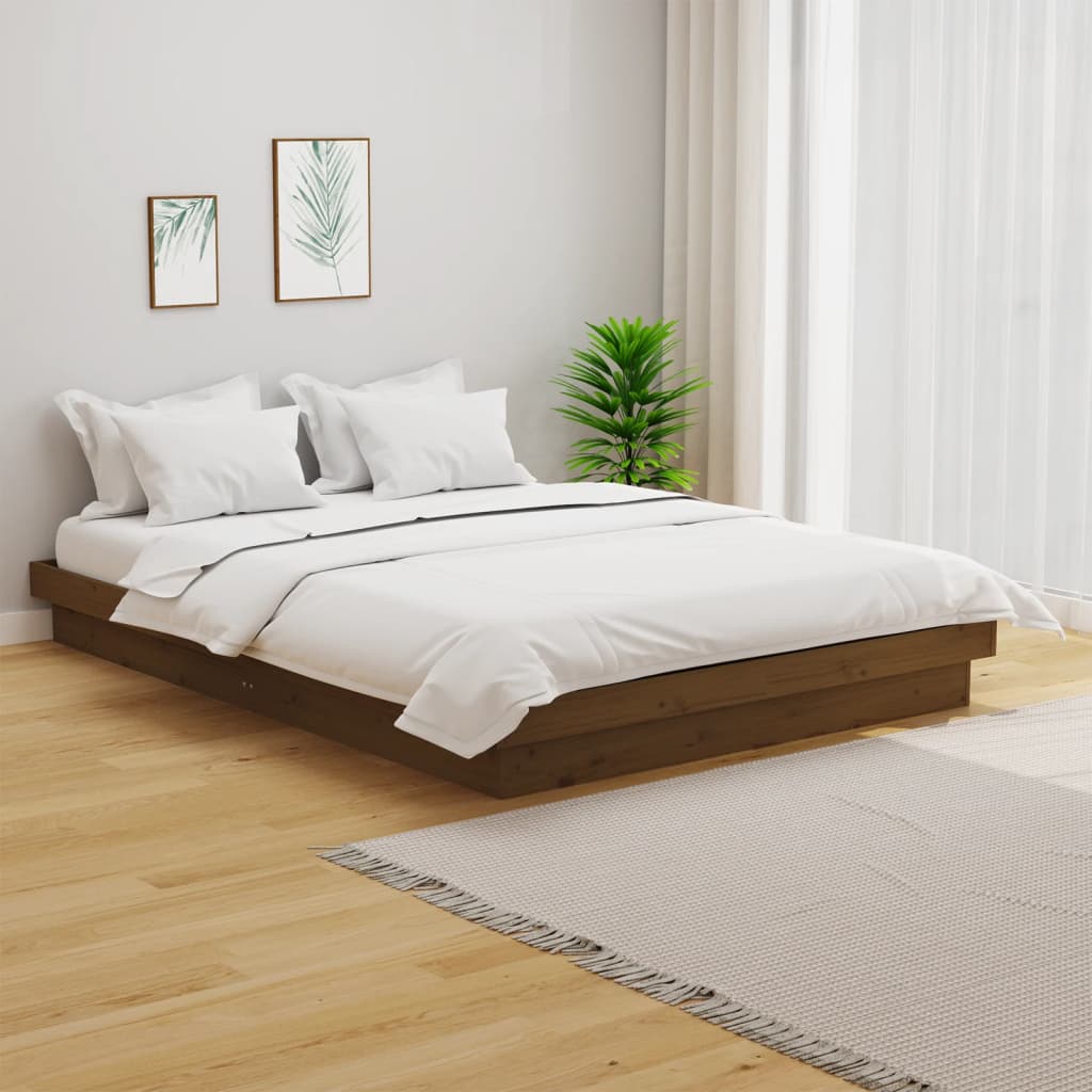 Πλαίσιο Κρεβατιού Μελί 150 x 200 εκ. Μασίφ Ξύλο King Size - Pakobazaar