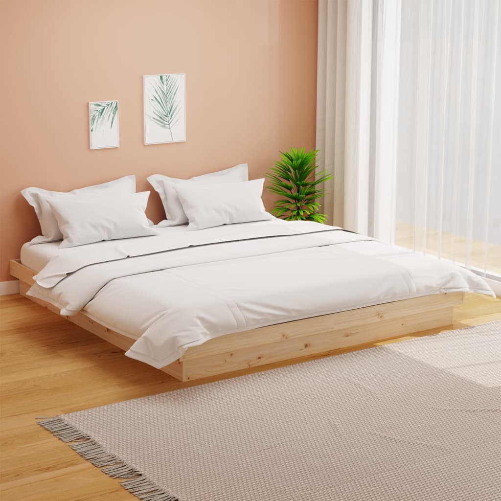 Πλαίσιο Κρεβατιού 180 x 200 εκ. Μασίφ Ξύλο Super King Size