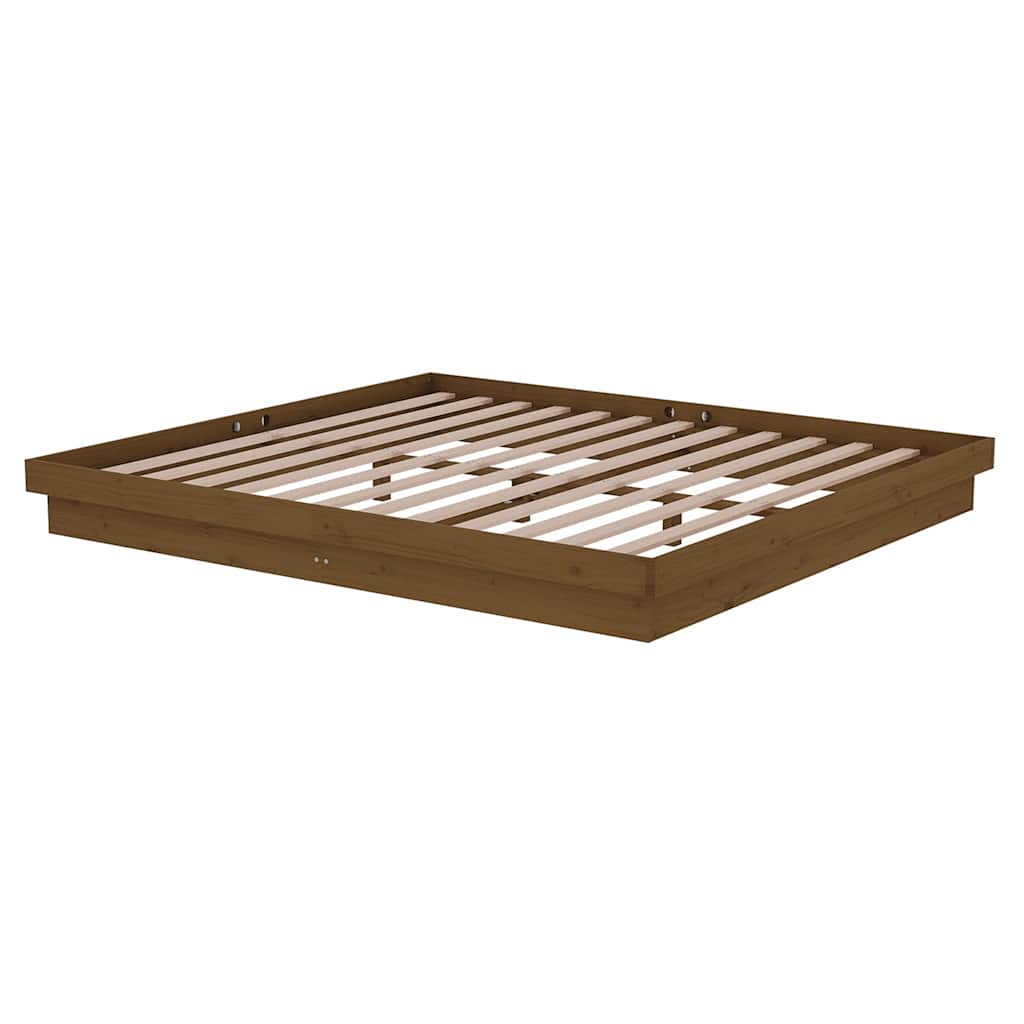 Πλαίσιο Κρεβατιού Μελί 180 x 200 εκ. Μασίφ Ξύλο Super King