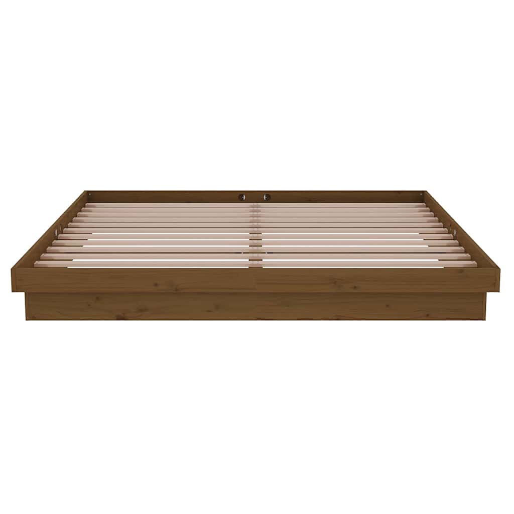 Πλαίσιο Κρεβατιού Μελί 180 x 200 εκ. Μασίφ Ξύλο Super King