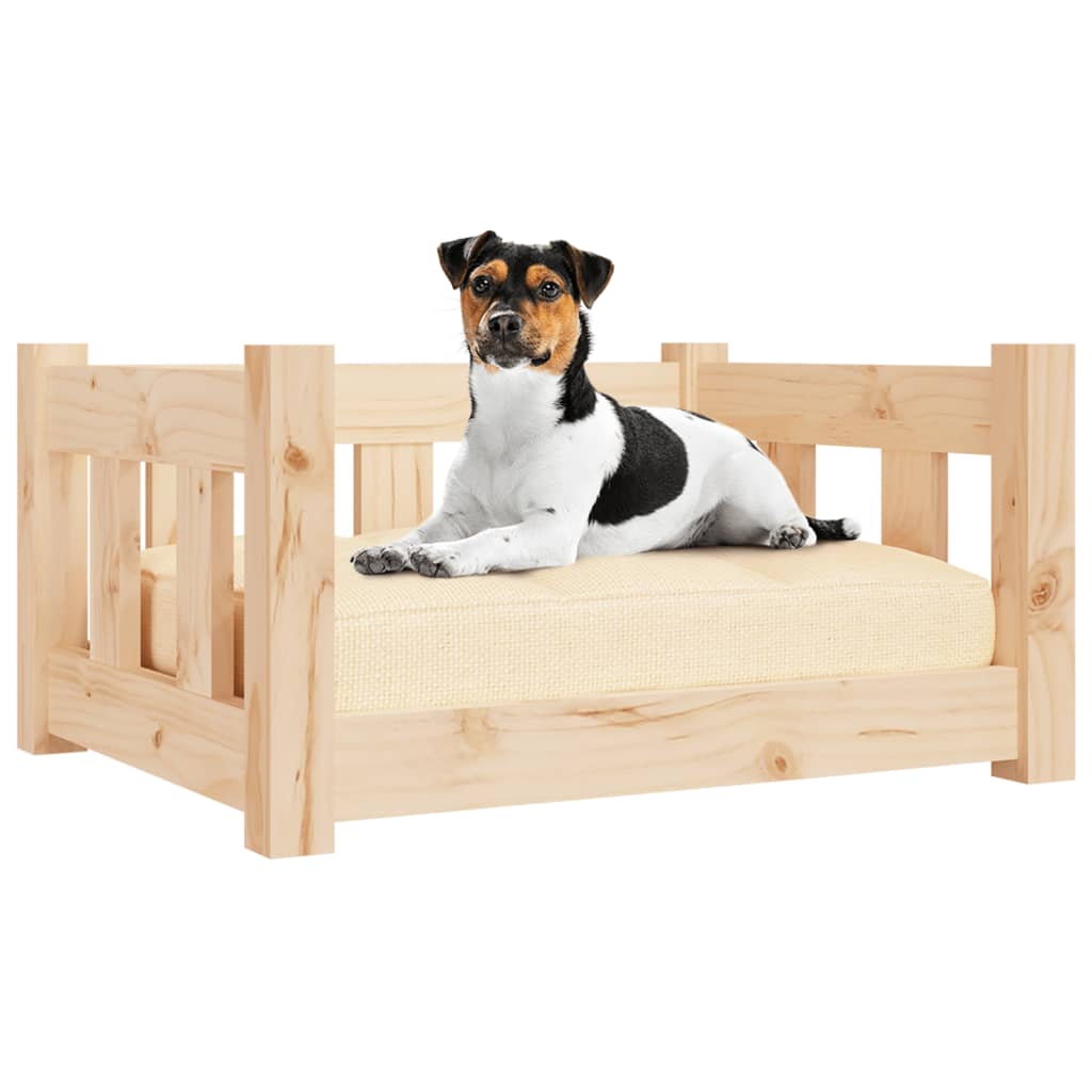 Κρεβάτι Σκύλου 55,5 x 45,5 x 28 εκ. από Μασίφ Ξύλο Πεύκου - Pakobazaar