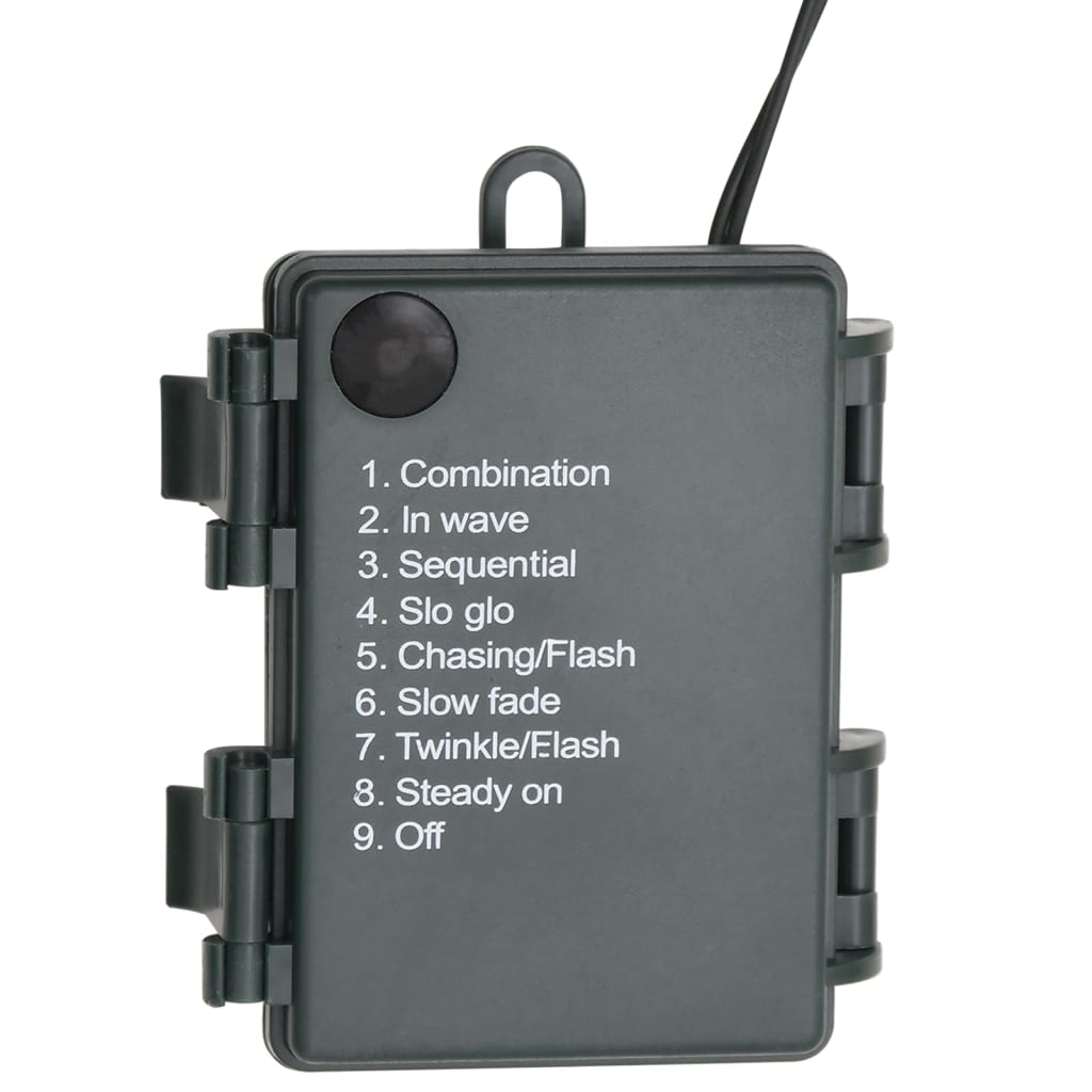 Στεφάνι Χριστουγεννιάτικο με Λαμπάκια LED Πράσινο 45 εκ. PVC - Pakobazaar