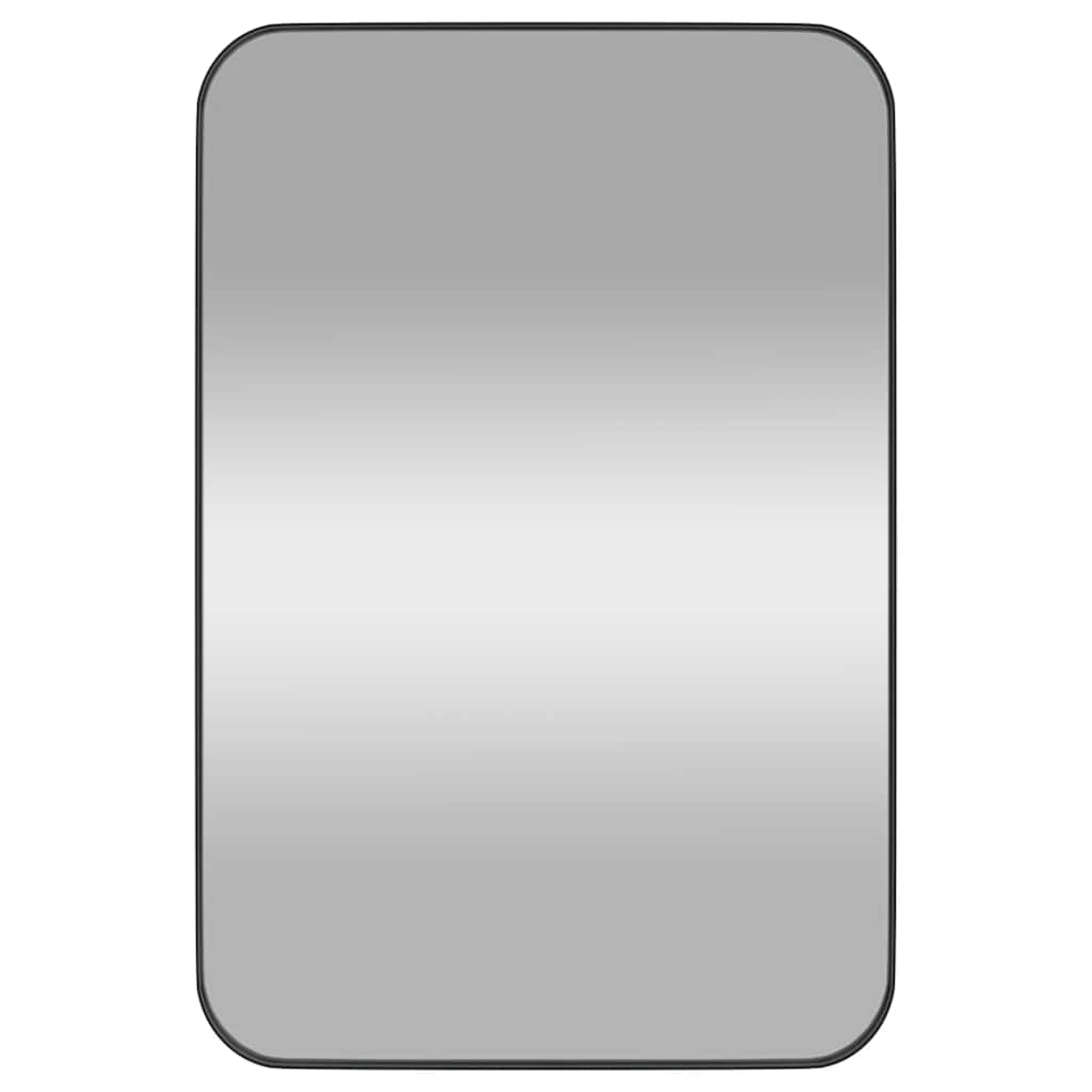 Καθρέφτης Επιτοίχιος Ορθογώνιος Μαύρος 40x60 εκ. - Pakobazaar