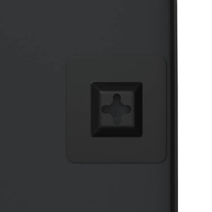 Καθρέφτης Επιτοίχιος Ορθογώνιος Μαύρος 40x80 εκ.