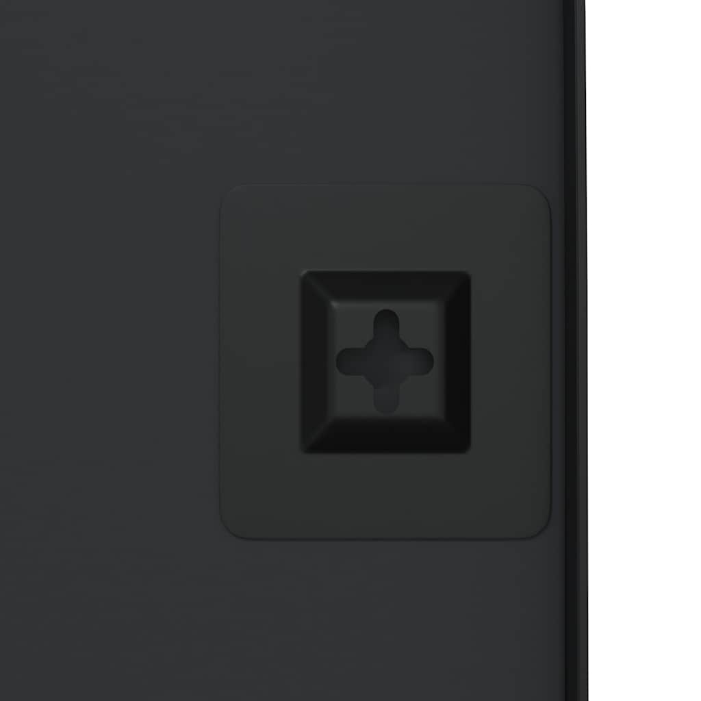 Καθρέφτης Επιτοίχιος Ορθογώνιος Μαύρος 40x100 εκ. - Pakobazaar