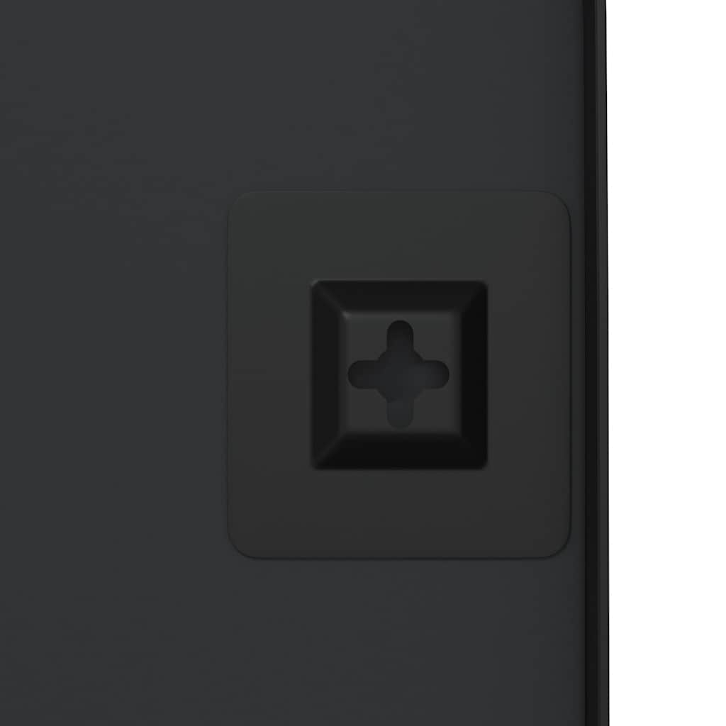 Καθρέφτης Επιτοίχιος Ορθογώνιος Μαύρος 50 x 80 εκ. - Pakobazaar