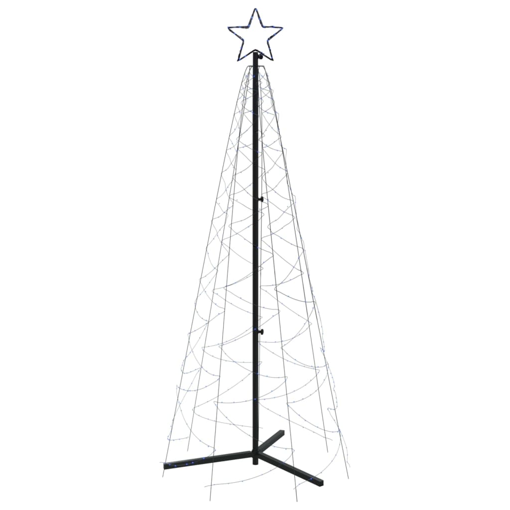 Χριστουγεννιάτικο Δέντρο Κώνος 200 LED Μπλε 70 x 180 εκ.