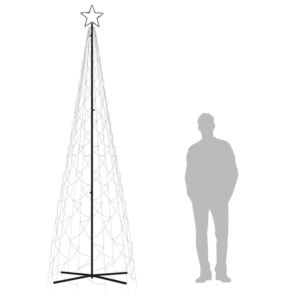 Χριστουγεννιάτικο Δέντρο Κώνος 500 LED Μπλε 100 x 300 εκ.