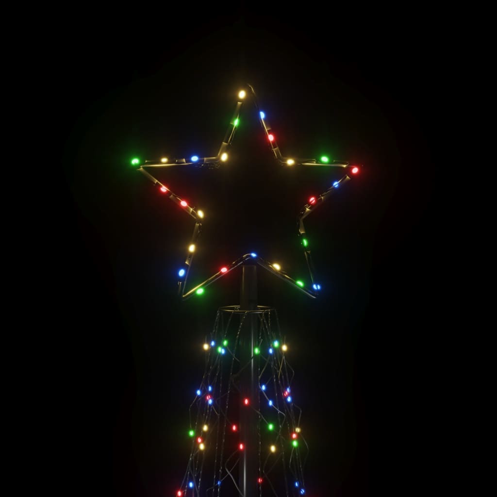 Χριστουγεννιάτικο Δέντρο Κώνος 500 LED Πολύχρωμο 100x300 εκ.