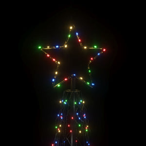 Χριστουγεννιάτικο Δέντρο Κώνος 500 LED Πολύχρωμο 100x300 εκ.
