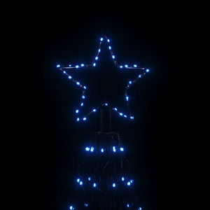 Χριστουγεννιάτικο Δέντρο Κώνος 1400 LED Μπλε 160 x 500 εκ. - Pakobazaar