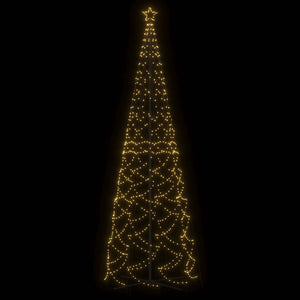 Χριστουγεννιάτικο Δέντρο Κώνος 1400 LED Θερμό Λευκό 160x500 εκ.