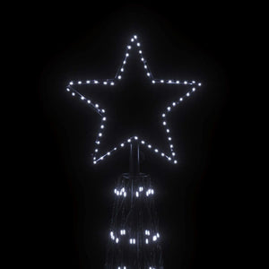 Χριστουγεννιάτικο Δέντρο Κώνος 3000 LED Ψυχρό Λευκό 230x800 εκ.