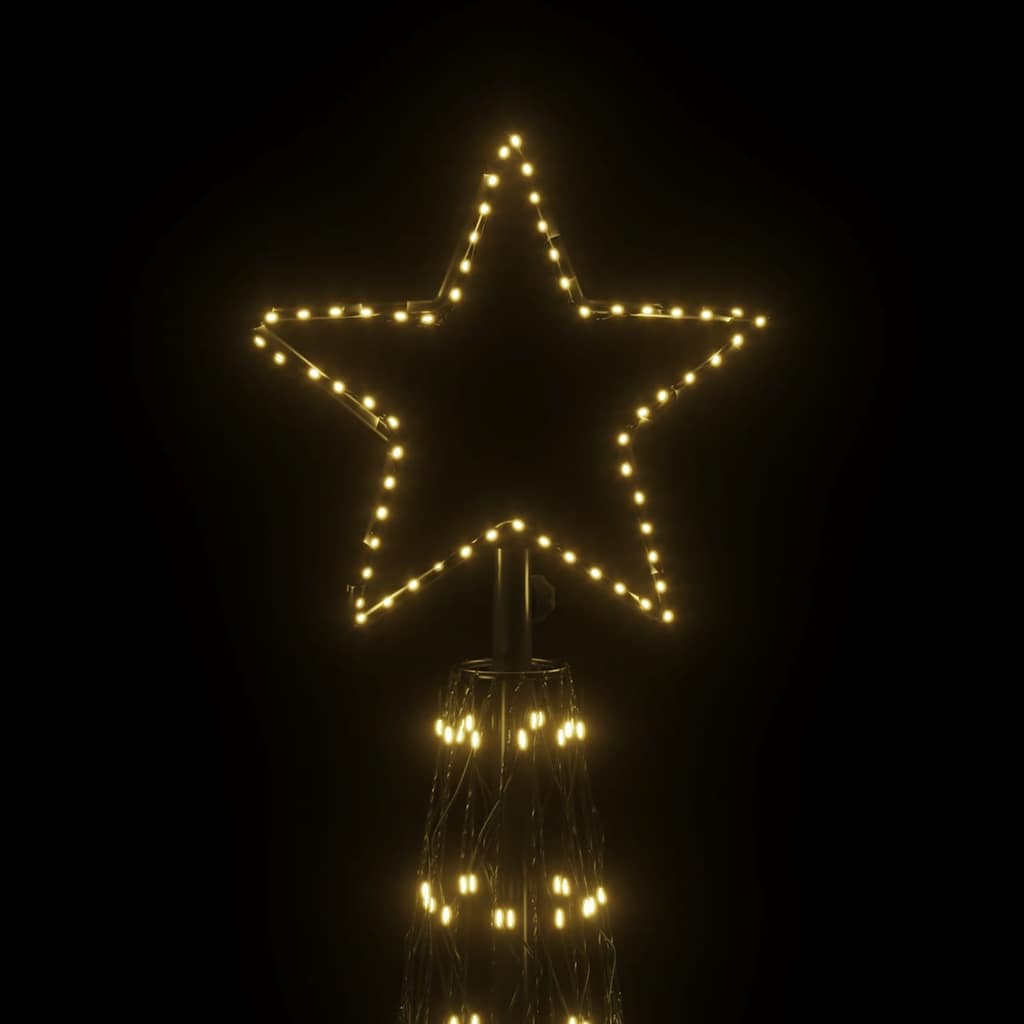 Χριστουγεννιάτικο Δέντρο Κώνος 3000 LED Θερμό Λευκό 230x800 εκ.