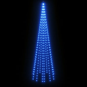 Χριστουγεν. Δέντρο για Ιστό Σημαίας 310 LED Μπλε 300 εκ.