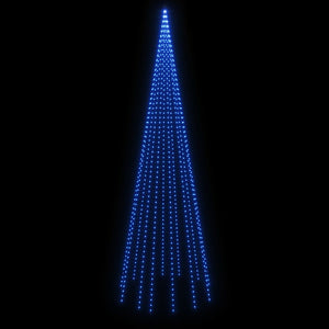 Χριστουγεν. Δέντρο για Ιστό Σημαίας 732 LED Μπλε 500 εκ.