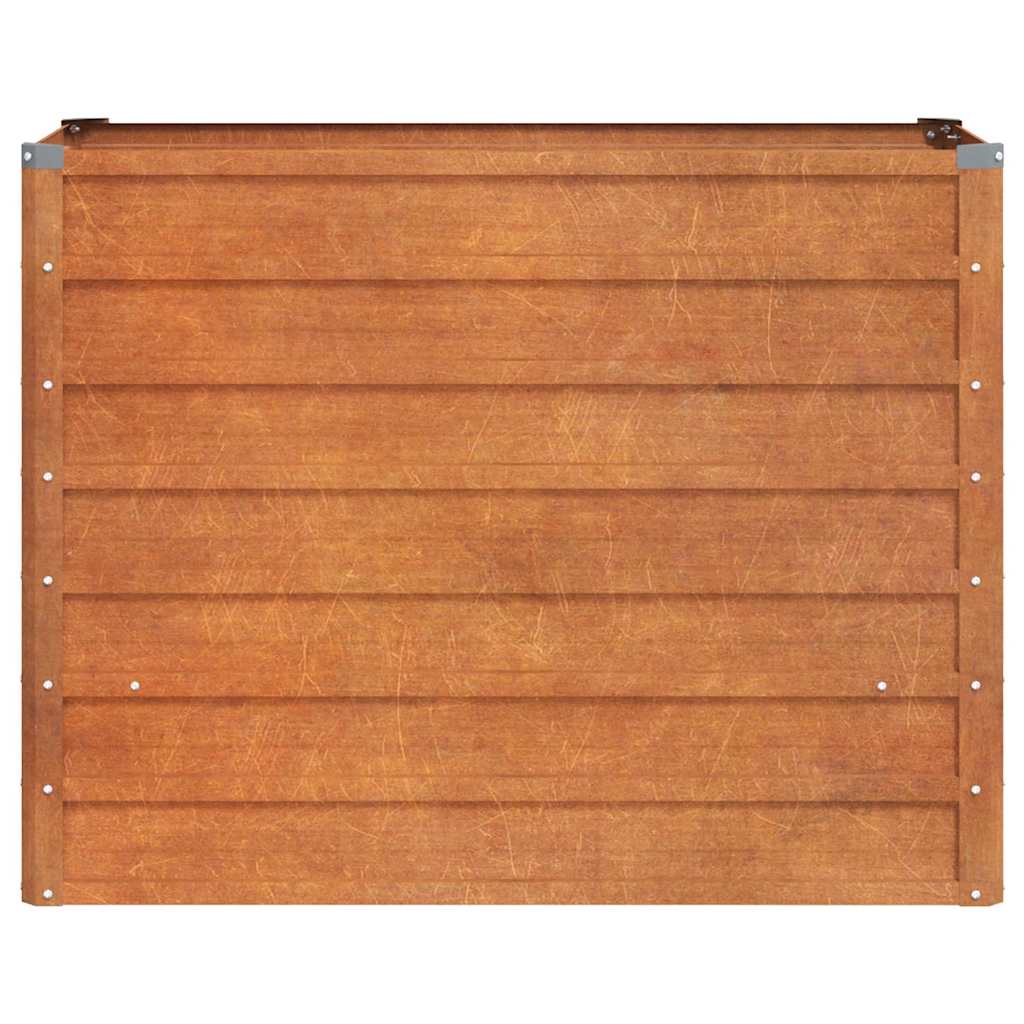 Ζαρντινιέρα Σκουριασμένο 100x40x77 εκ. Ατσάλι Σκληρυθέν Αέρα - PAKOBAZAAR