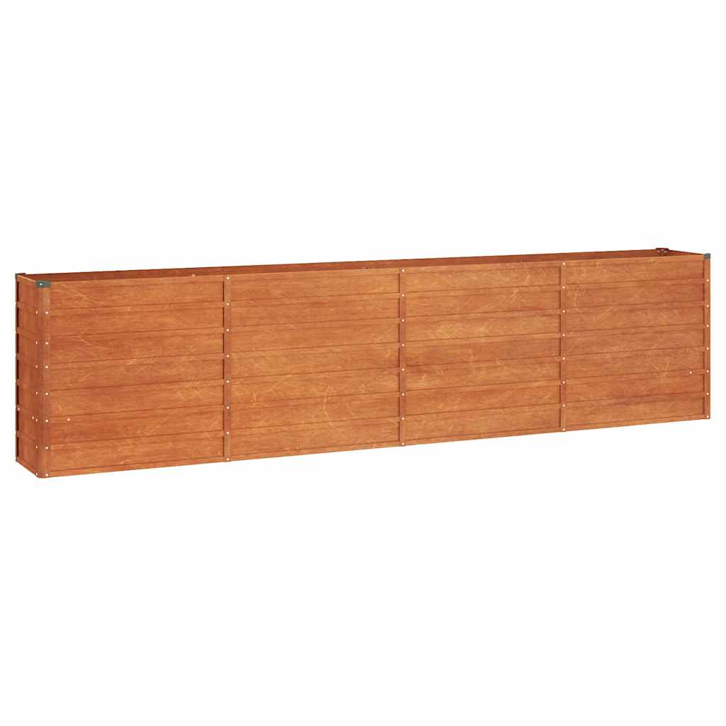 Ζαρντινιέρα Σκουριασμένο 320x40x77 εκ. Ατσάλι Σκληρυθέν Αέρα - PAKOBAZAAR