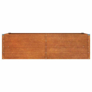 Ζαρντινιέρα Σκουριασμένο 160x80x45 εκ. Ατσάλι Σκληρυθέν Αέρα - PAKOBAZAAR