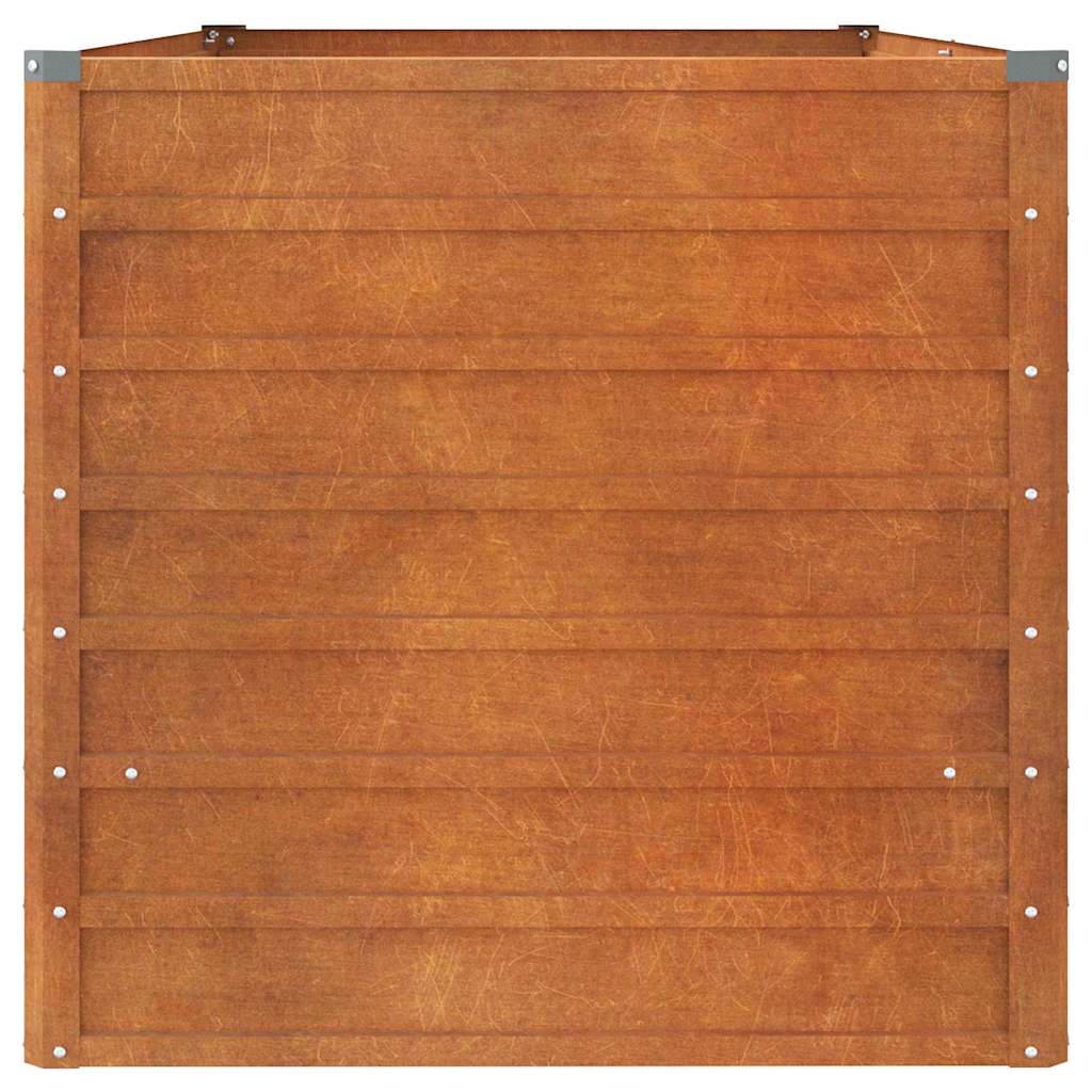 Ζαρντινιέρα Σκουριασμένο 160x80x77 εκ. Ατσάλι Σκληρυθέν Αέρα - PAKOBAZAAR