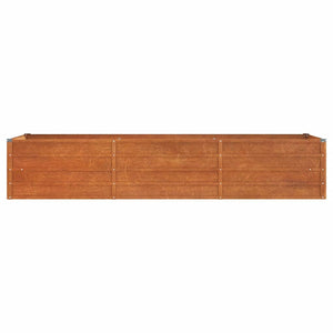 Ζαρντινιέρα Σκουριασμένο 240x80x45 εκ. Ατσάλι Σκληρυθέν Αέρα - PAKOBAZAAR