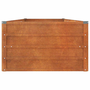 Ζαρντινιέρα Σκουριασμένο 240x80x45 εκ. Ατσάλι Σκληρυθέν Αέρα - PAKOBAZAAR