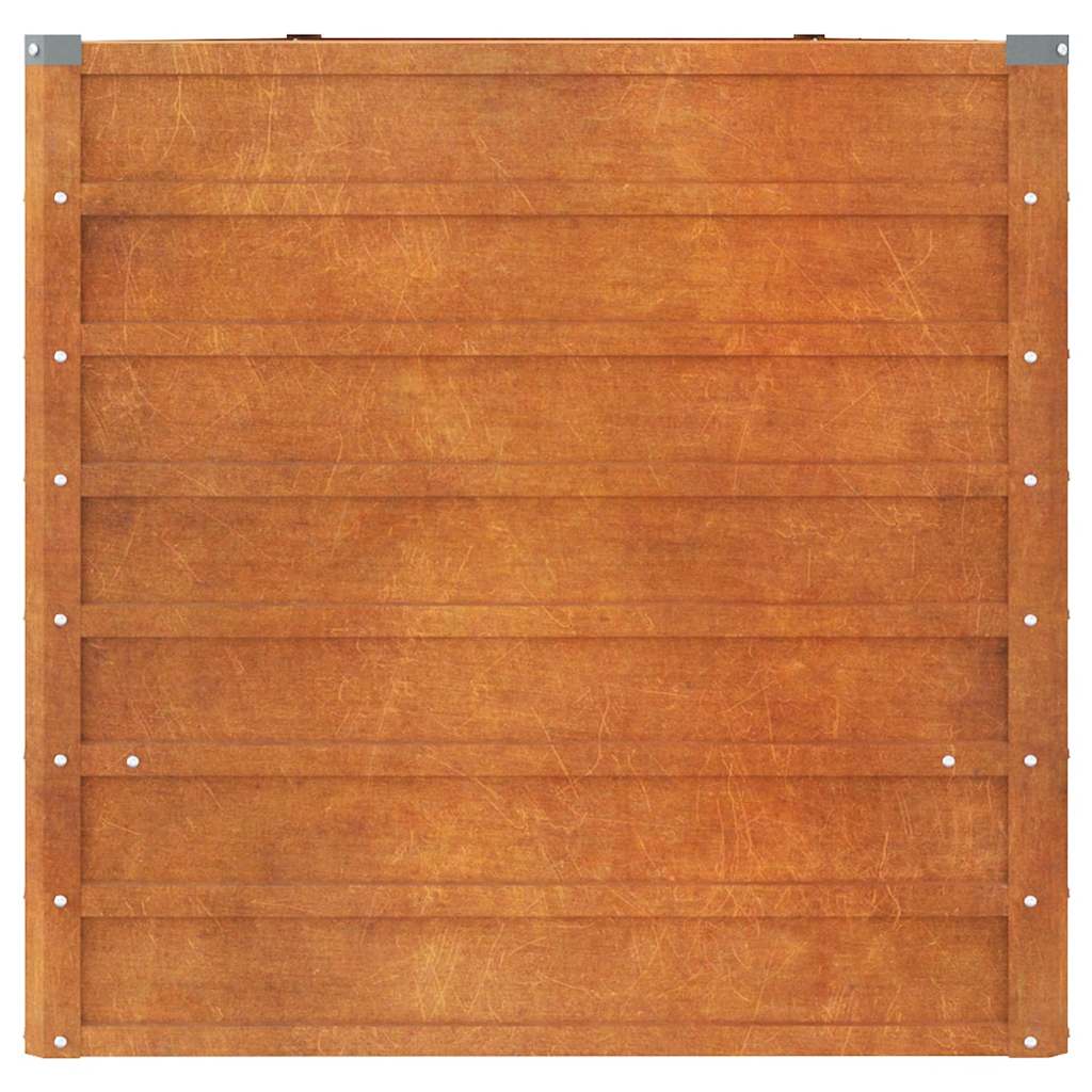 Ζαρντινιέρα Σκουριασμένο 400x80x77 εκ. Ατσάλι Σκληρυθέν Αέρα - PAKOBAZAAR