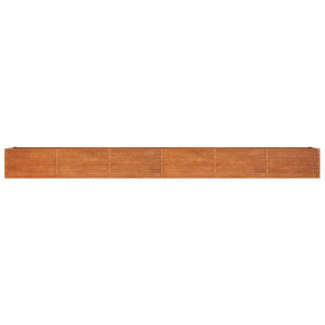 Ζαρντινιέρα Σκουριασμένο 480x80x45 εκ. Ατσάλι Σκληρυθέν Αέρα - PAKOBAZAAR