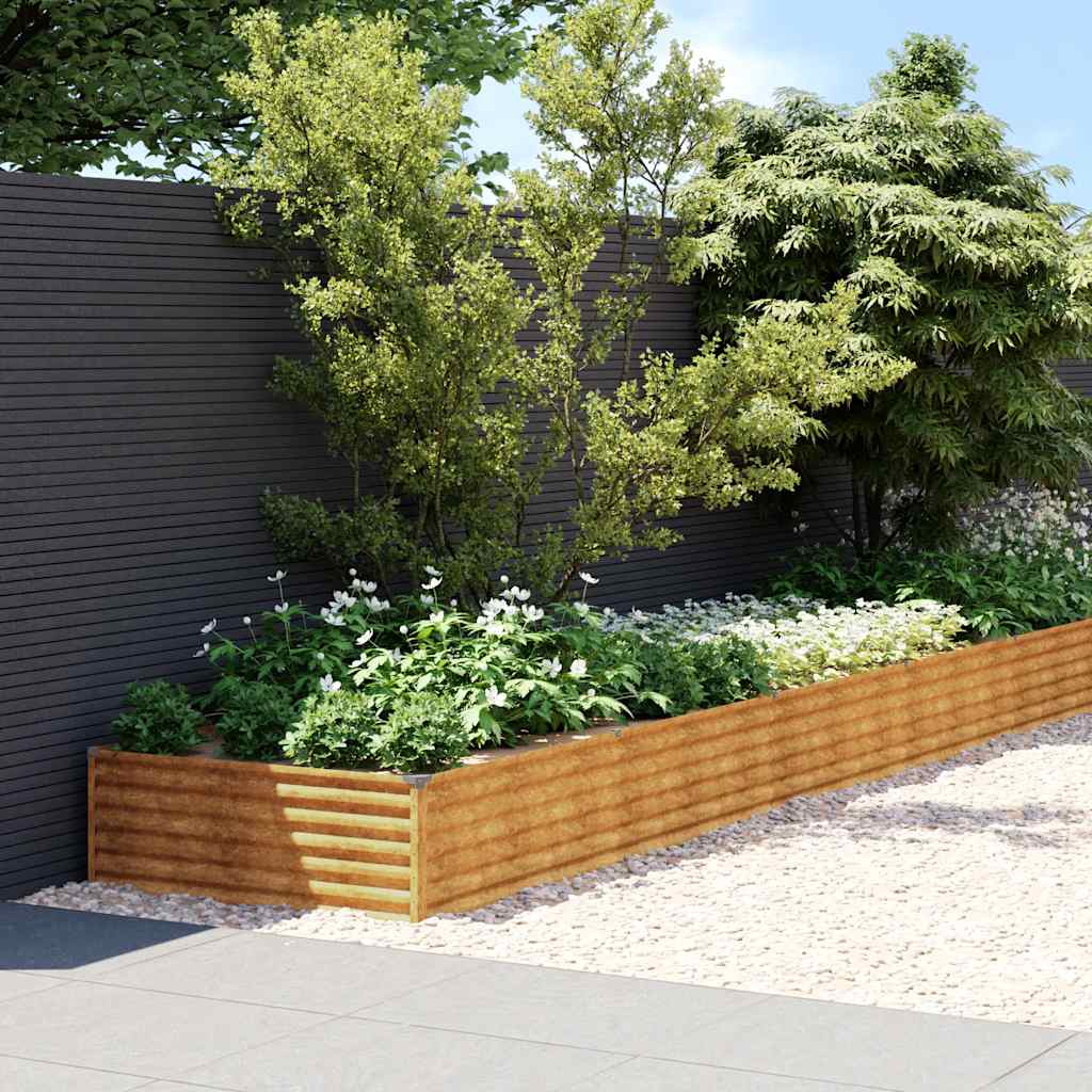 Ζαρντινιέρα 1150 x 100 x 36 εκ. από Ατσάλι Σκληρυθέν στον Αέρα - PAKOBAZAAR