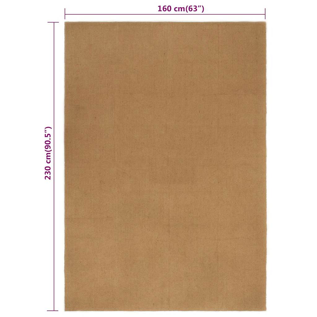 Χαλί Ορθογώνιο 160x230 εκ. από Γιούτα